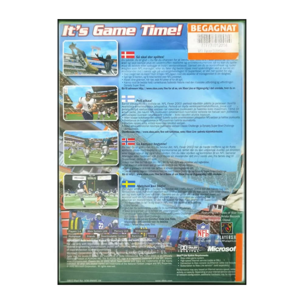Nfl Fever 2003