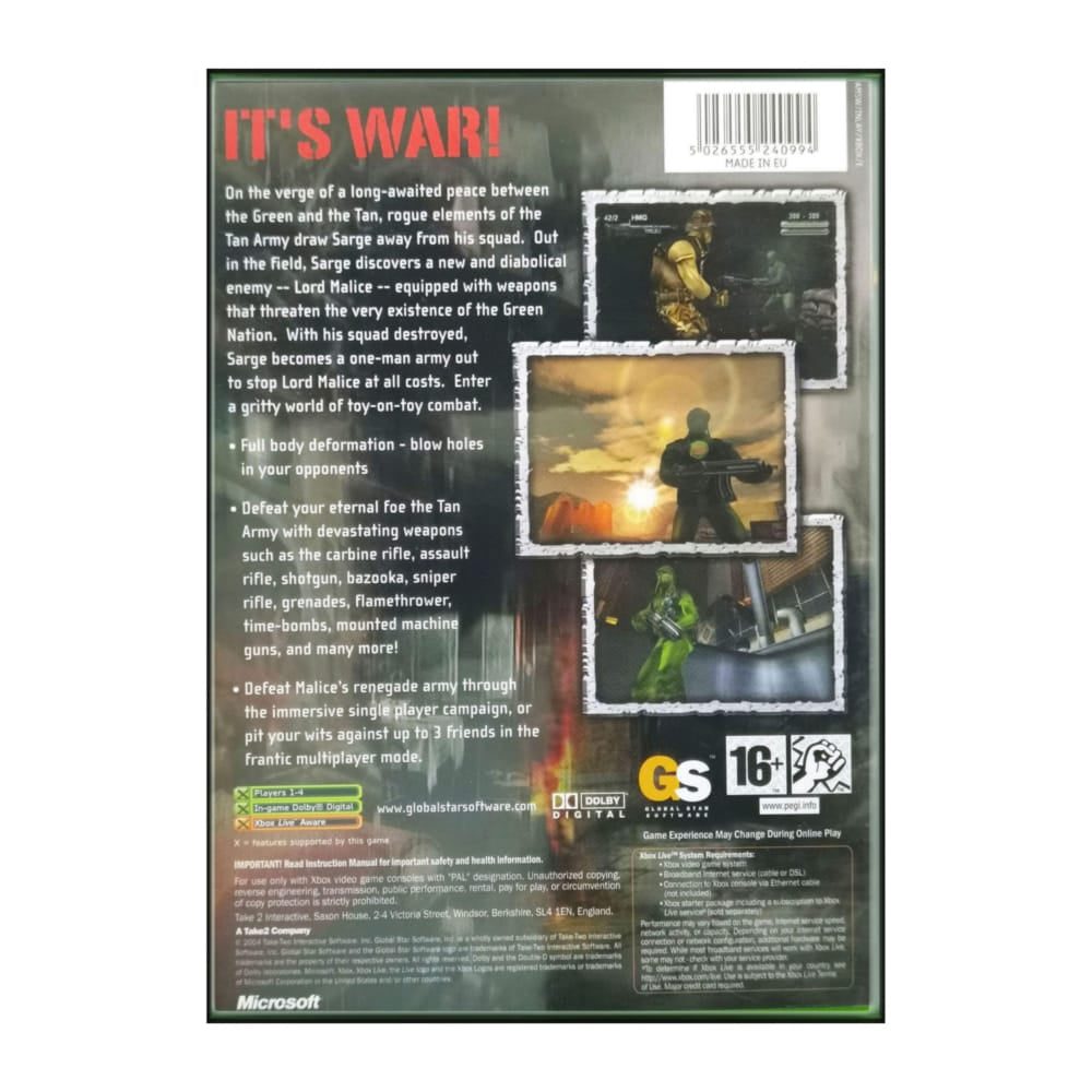 Army Men: Sarge'S War