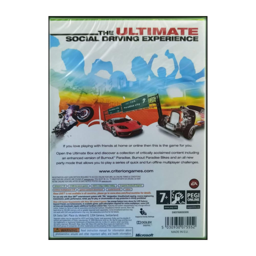 Burnout Paradise Ultimate Box
