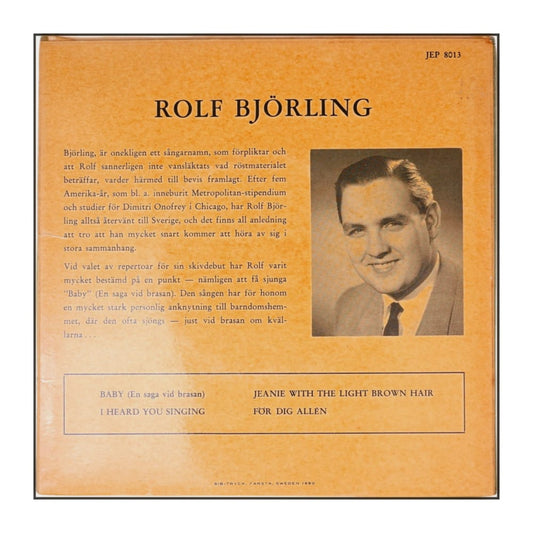 Rolf Björling: Baby En Saga Vid Brasan