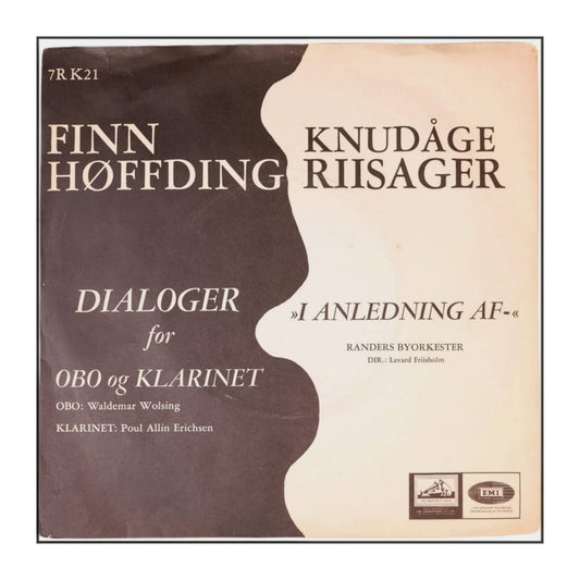 Finn Høffding: Dialoger For Obo Og Klarinet