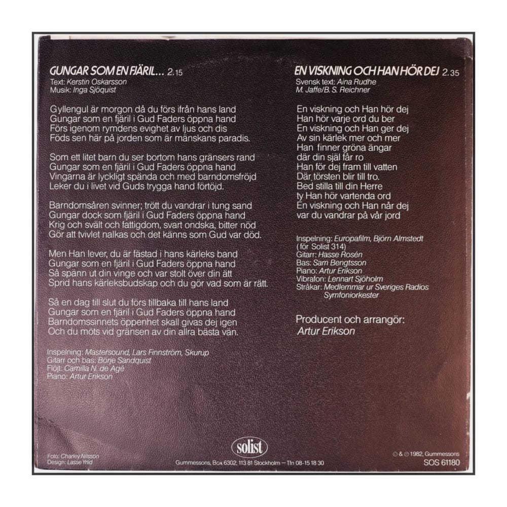 Artur Erikson: Gungar Som En Fjäril