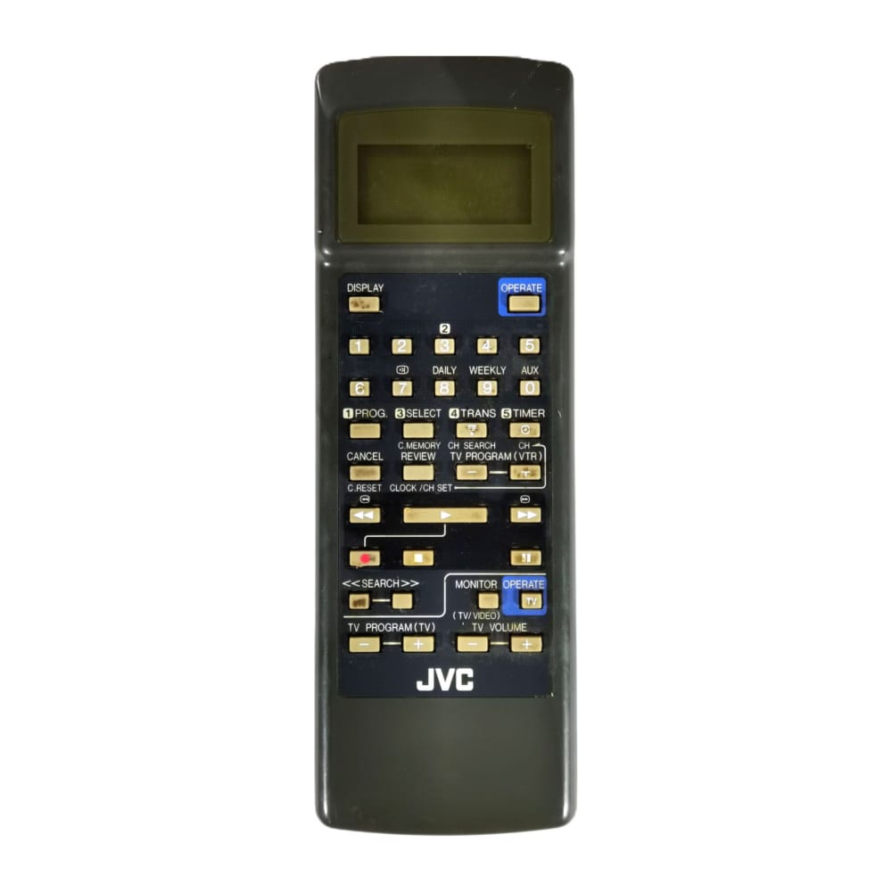 Jvc Remote Control (Black) Lcd