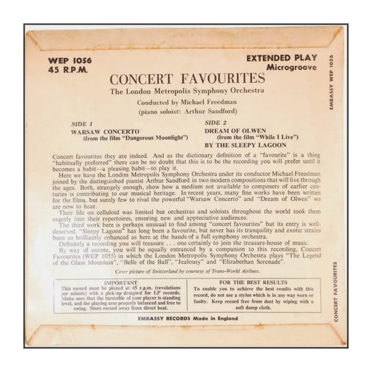 The London Metropolis Symphony Orchestra: Concert Favourites