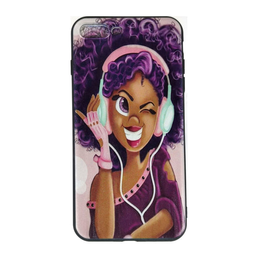 African Girl (Purple)