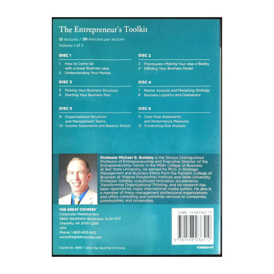 Michael G. Goldsby: The Entrepreneur'S Toolkit 1