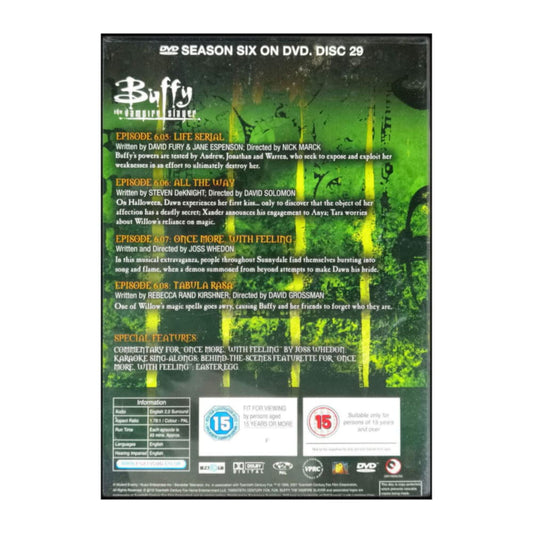 Buffy The Vampire Slayer 6 Ep 5-8