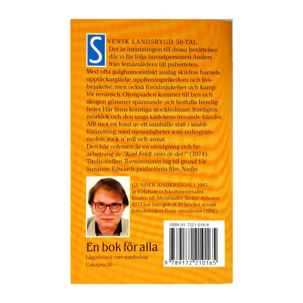 Gunder Andersson: Torrsimmaren