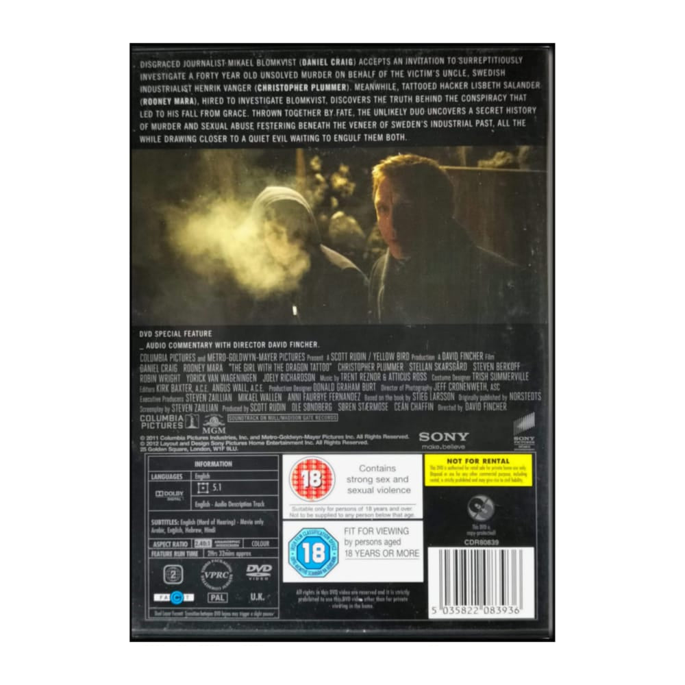 Dragon Tattoo: The Girl With The Dragon Tattoo