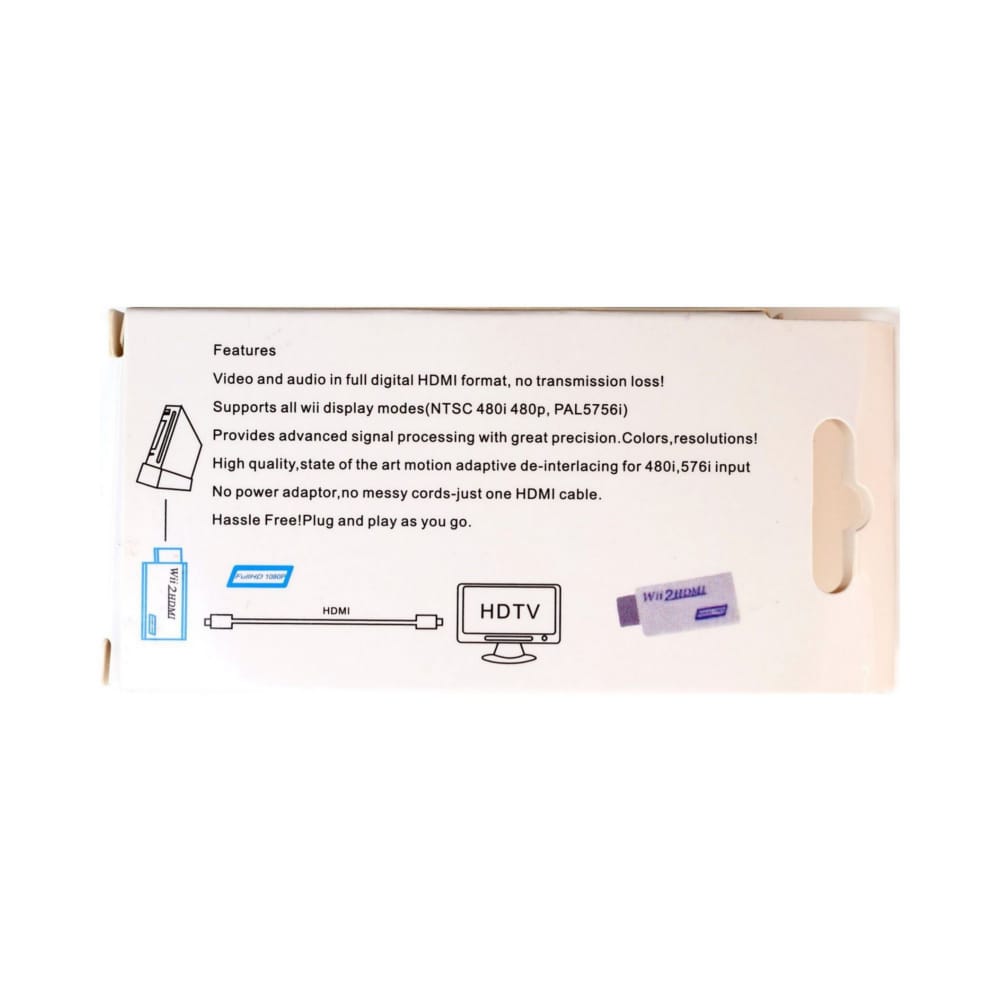 Nintendo Wii: Hdmi Converter (White)