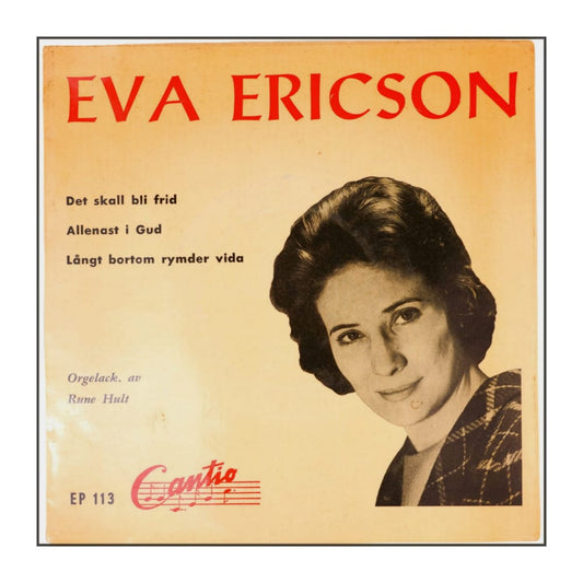 Eva Ericson: Det Skall Bli Frid På Vår Jord