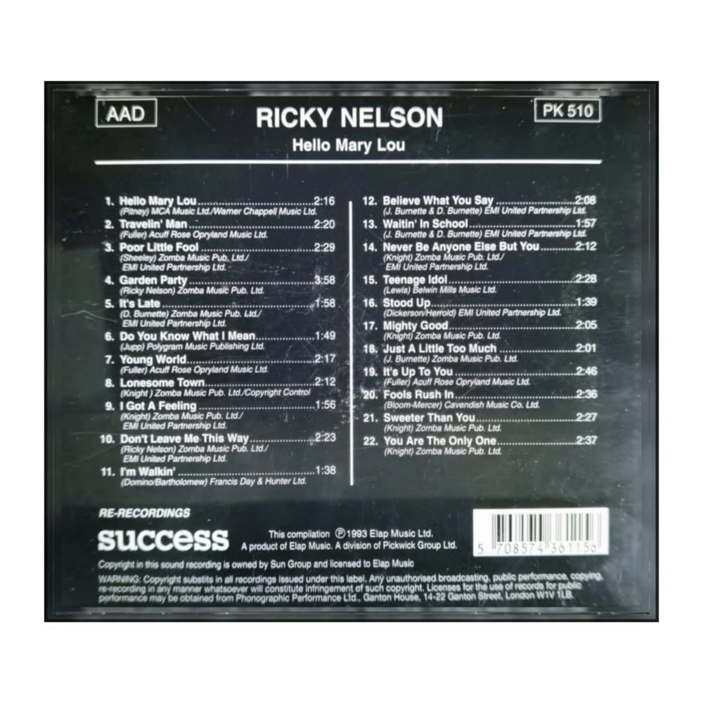 Ricky Nelson: Hello Mary Lou