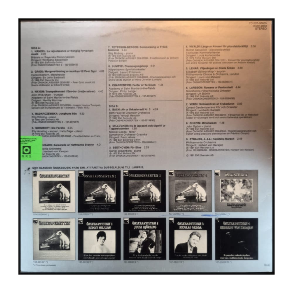 Klassisk Önskemusik: 18 önskestycken ur EMI:s populära skivserie