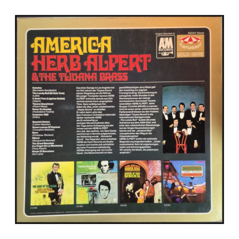 Herb Alpert & The Tijuana Brass: America