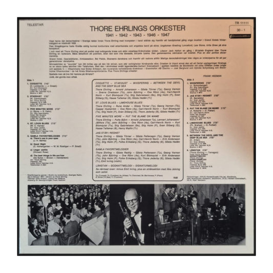 Thore Ehrlings Orkester: Inspelningar Från 1941 1942, 1943, 1946, 1947