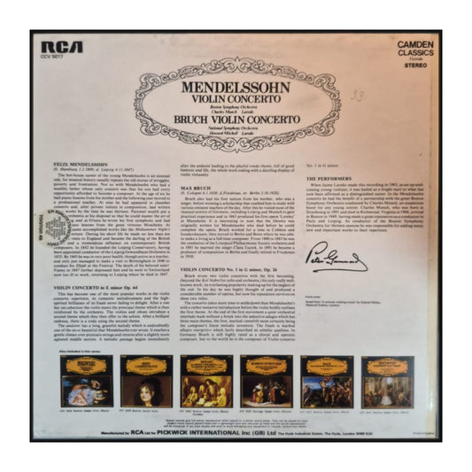 Mendelssohn & Bruch: Violin Concerto