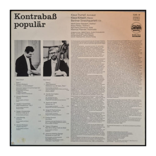 Klaus Trumpf: Kontrabaß  Ppulär