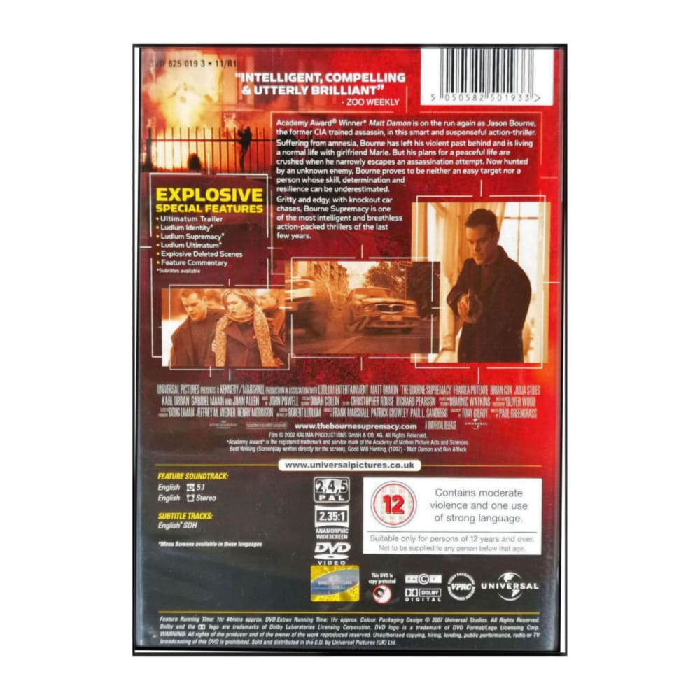 Jason Bourne: The Bourne Supremacy