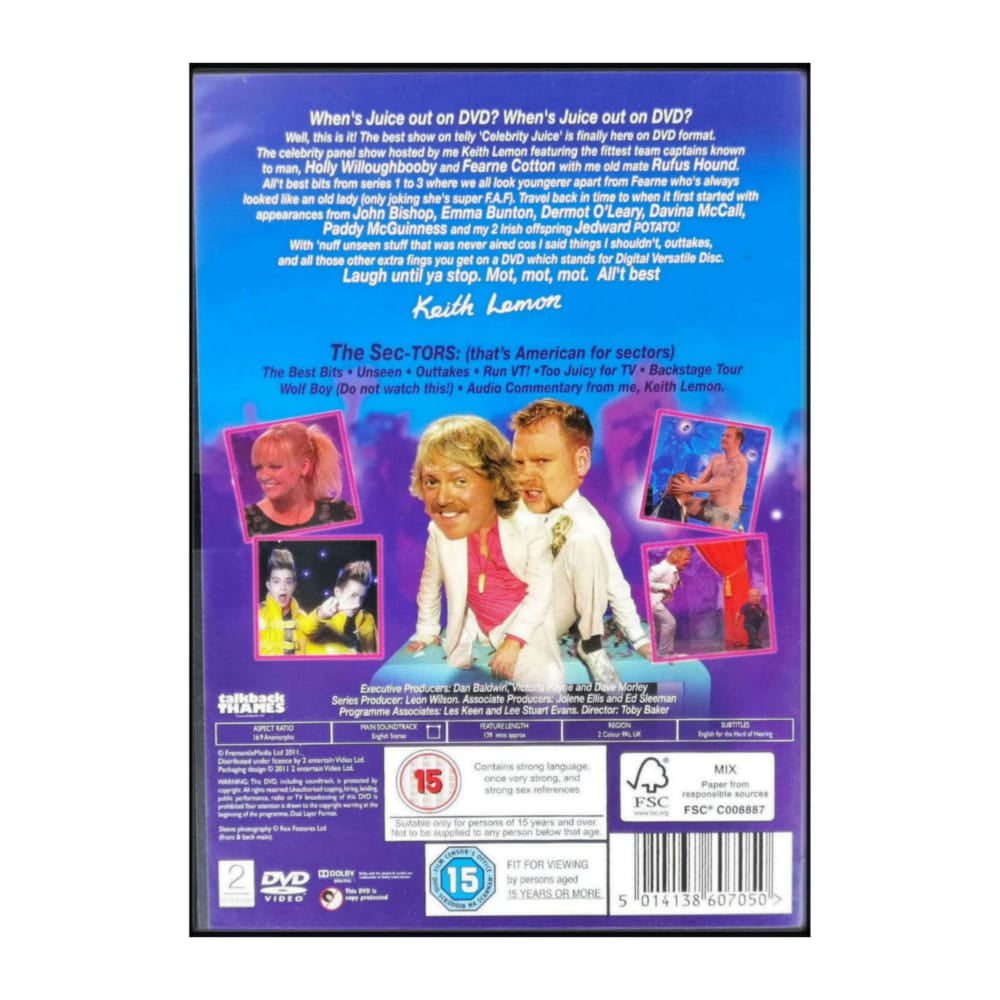 Celebrity Juice: Too Juicy For Tv