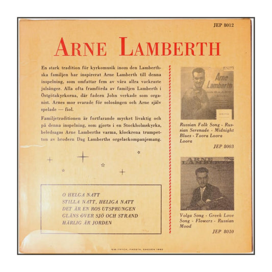 Arne Lamberth: O Helga Natt