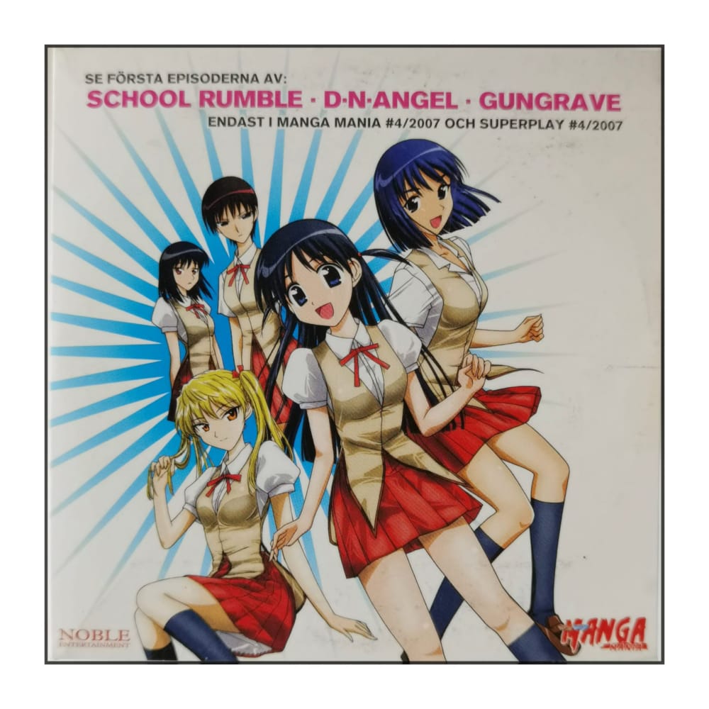 Manga Mania 2007 Nr 4 School Rumble D.N.Angel Gungrave