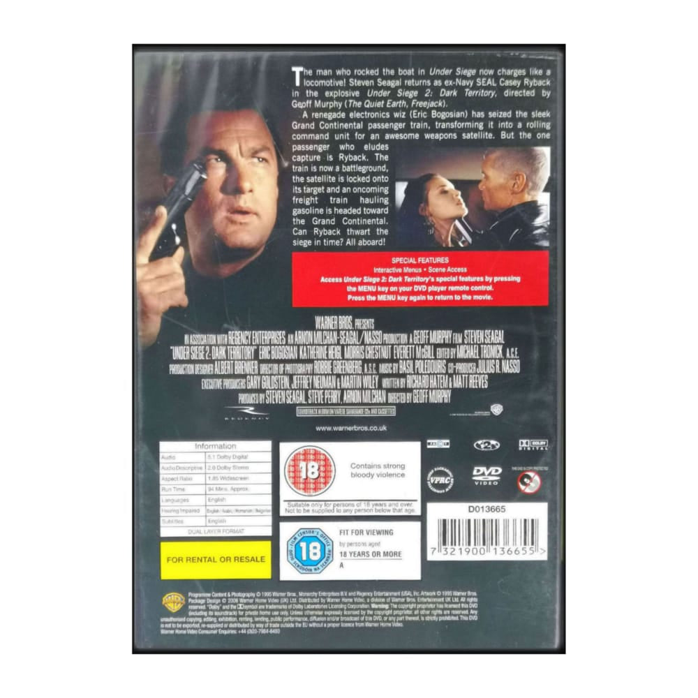 Under Siege 2 Dark Territory
