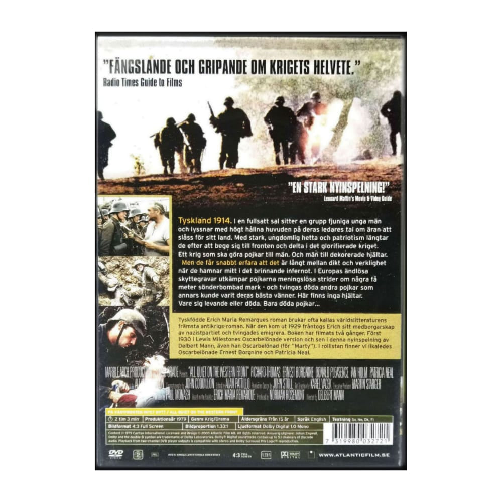 All Quiet On The Western Front | På Västfronten Intet Nytt