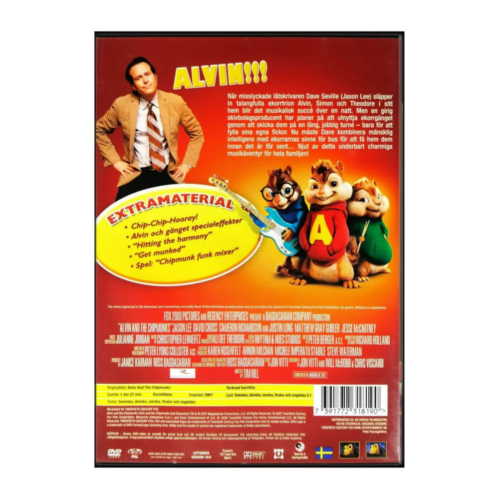 Alvin And The Chipmunks | Alvin Och Gänget