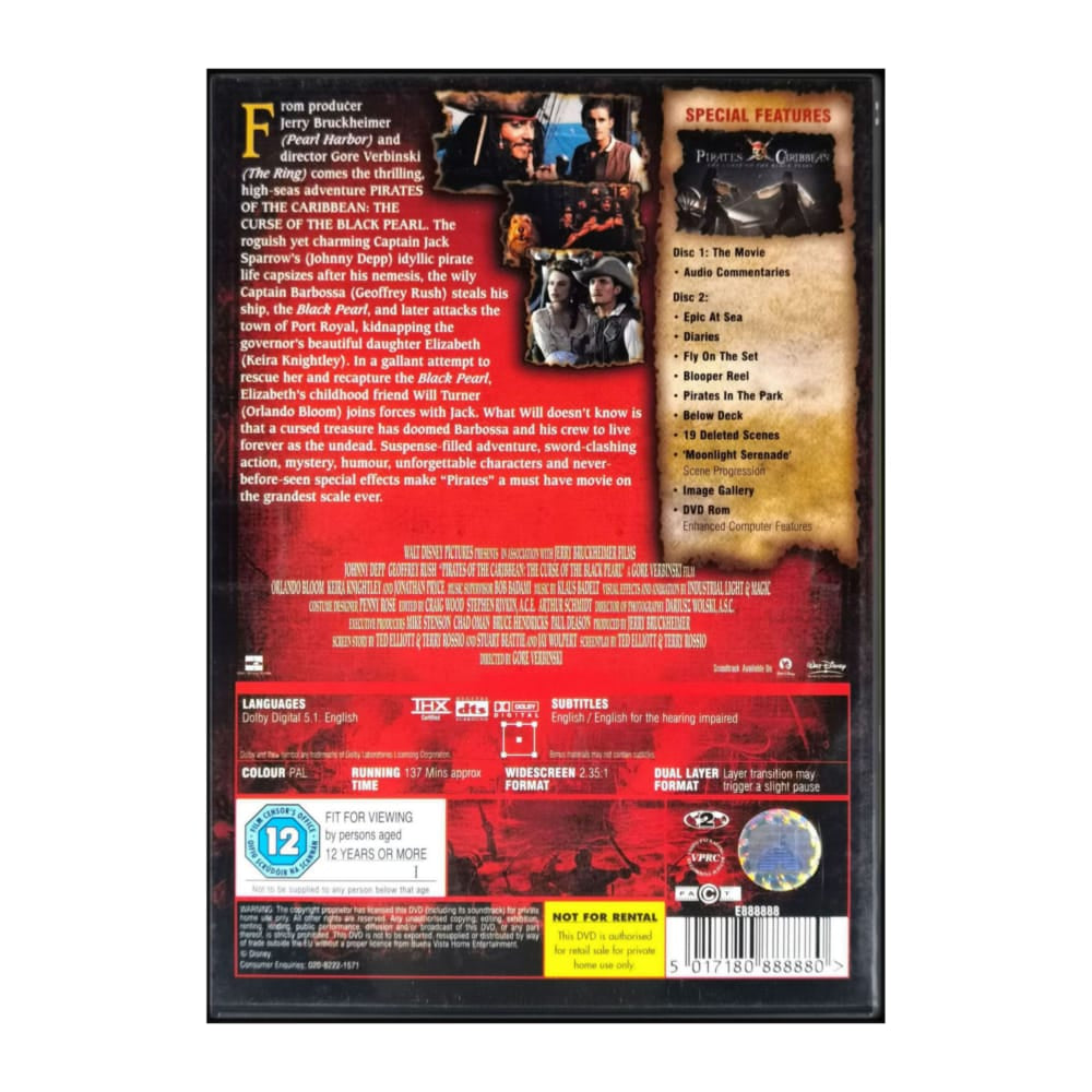 Pirates Of The Caribbean: The Curse Of The Black Pearl