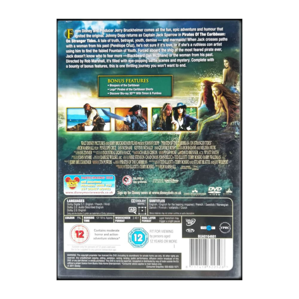 Pirates Of The Caribbean: On Stranger Tides