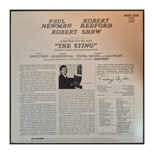 The Sting: Original Motion Picture Soundtrack - Scott Joplin & Marvin Hamlisch