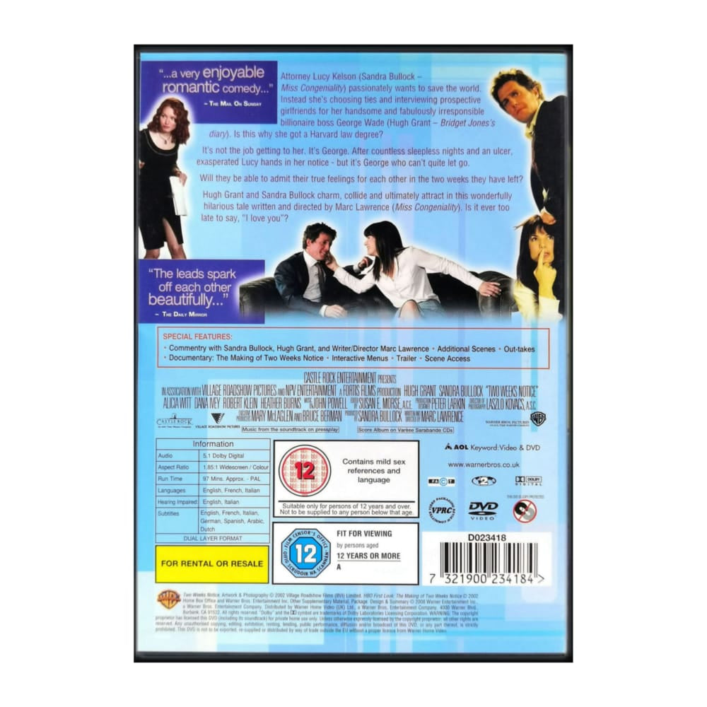 Two Weeks Notice