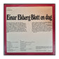 Einar Ekberg: Blott en dag