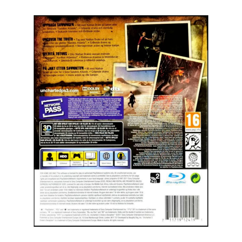 Uncharted 3 Drake'S Deception
