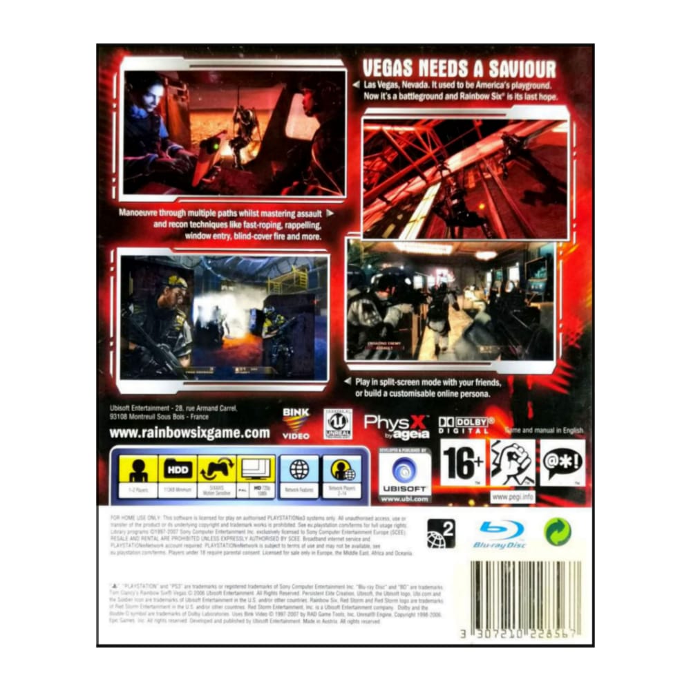 Tom Clancy'S Rainbow Six: Vegas