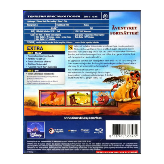 The Lion King 2 | Lejonkungen 2 Simbas Skatt