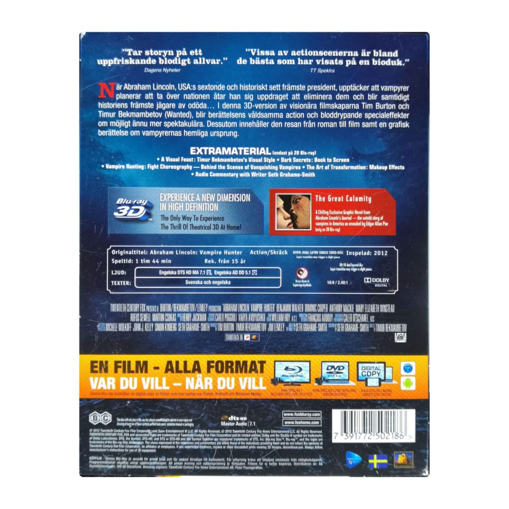 Abraham Lincoln: Vampire Hunter 3D