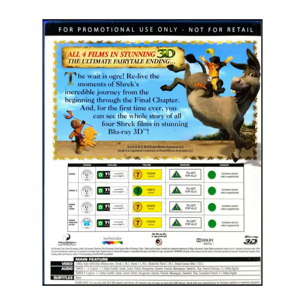 Shrek 3D The Complete Collection