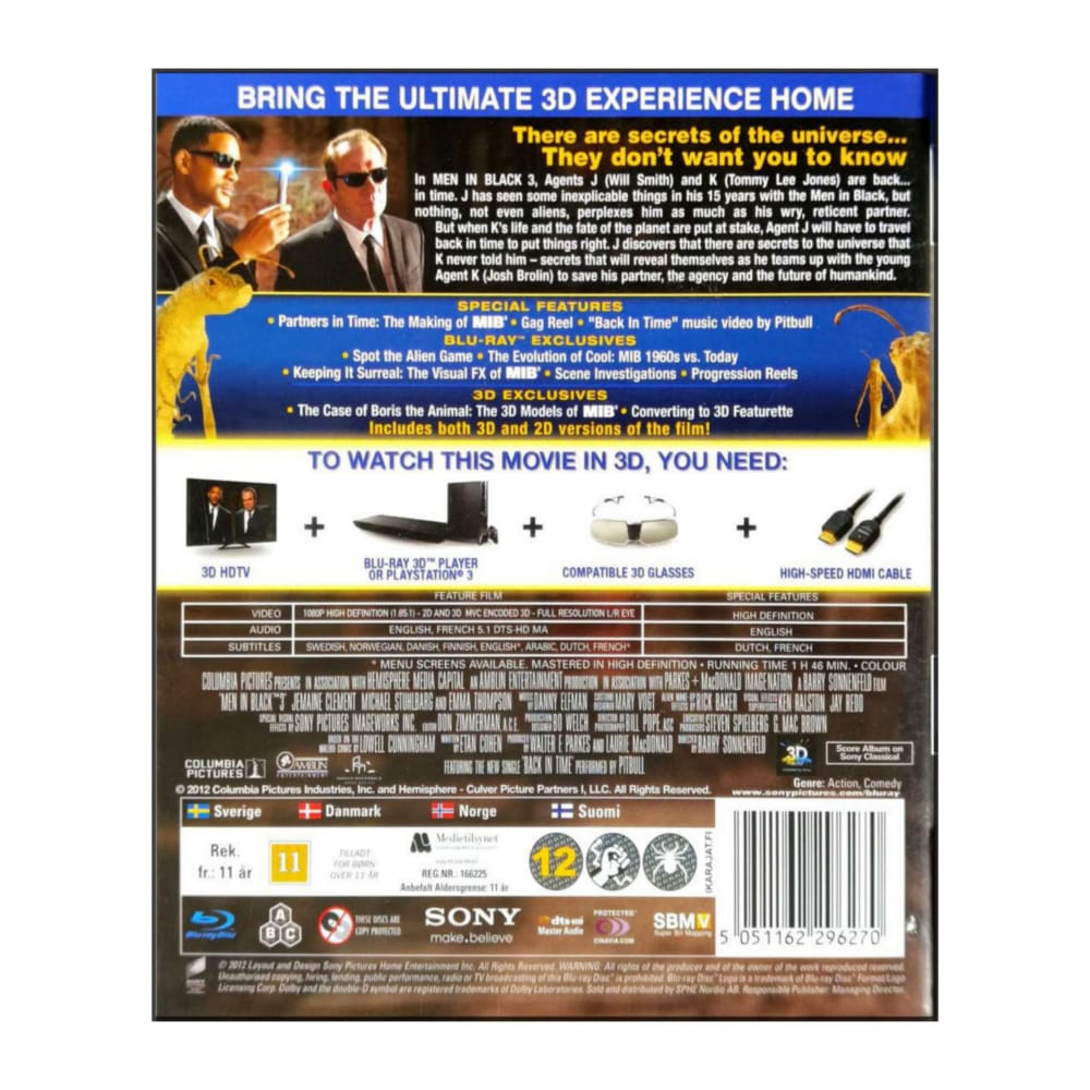 Men In Black 3 | Mib 3