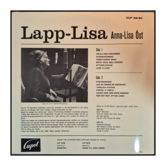 Anna-Lisa Öst: Lapp-Lisa Hälsa Dem Därhemma
