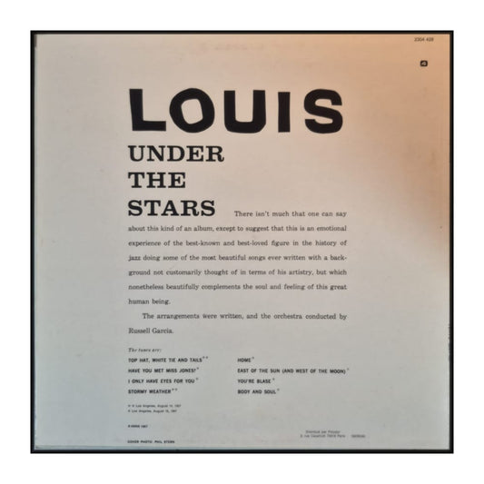Louis Armstrong: Louis Under The Stars