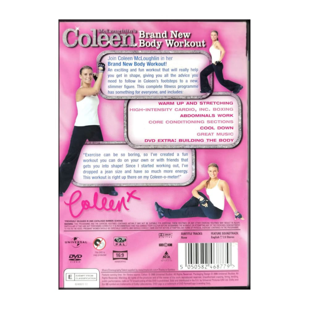 Coleen Mcloughlin: Brand New Body Workout