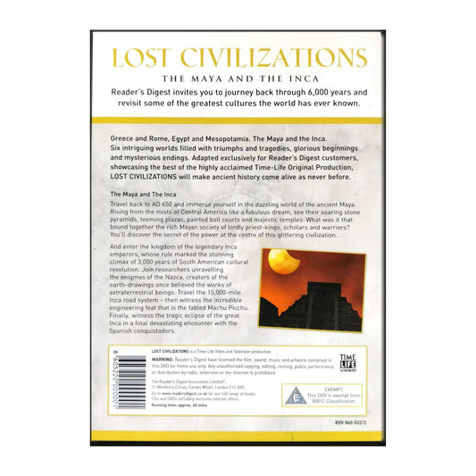 Lost Civilizations: The Maya And The Inca