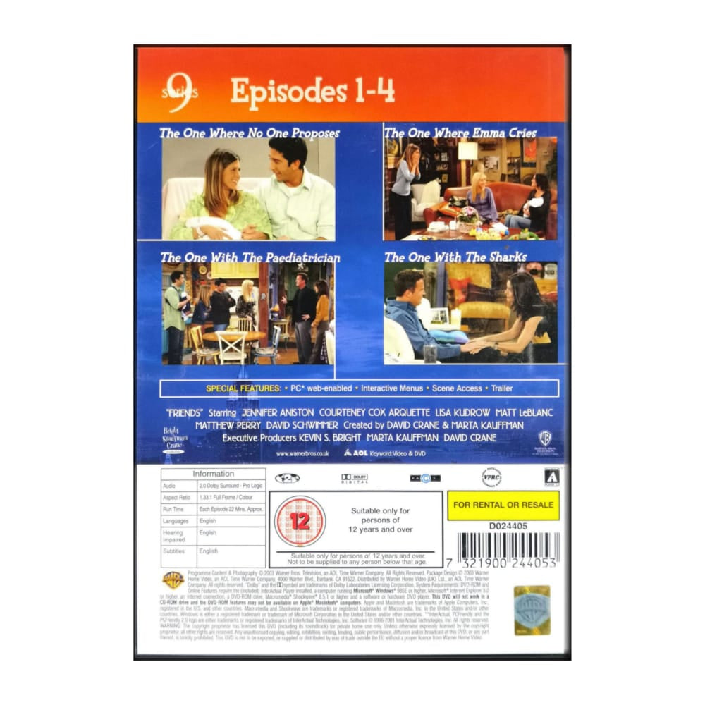 Friends 9 Ep 1-4