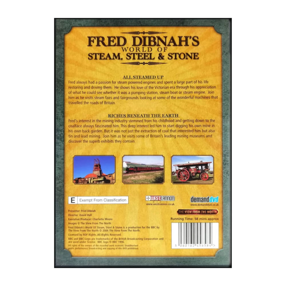Fred Dibnah'S World Of Steam Steel & Stone