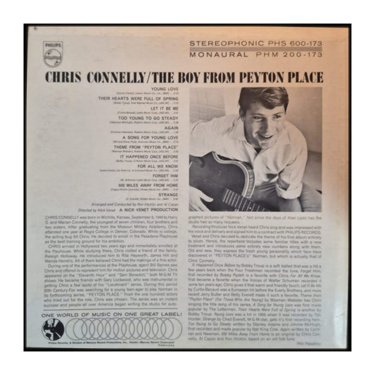 Chris Connelly: The Boy From Peyton Place