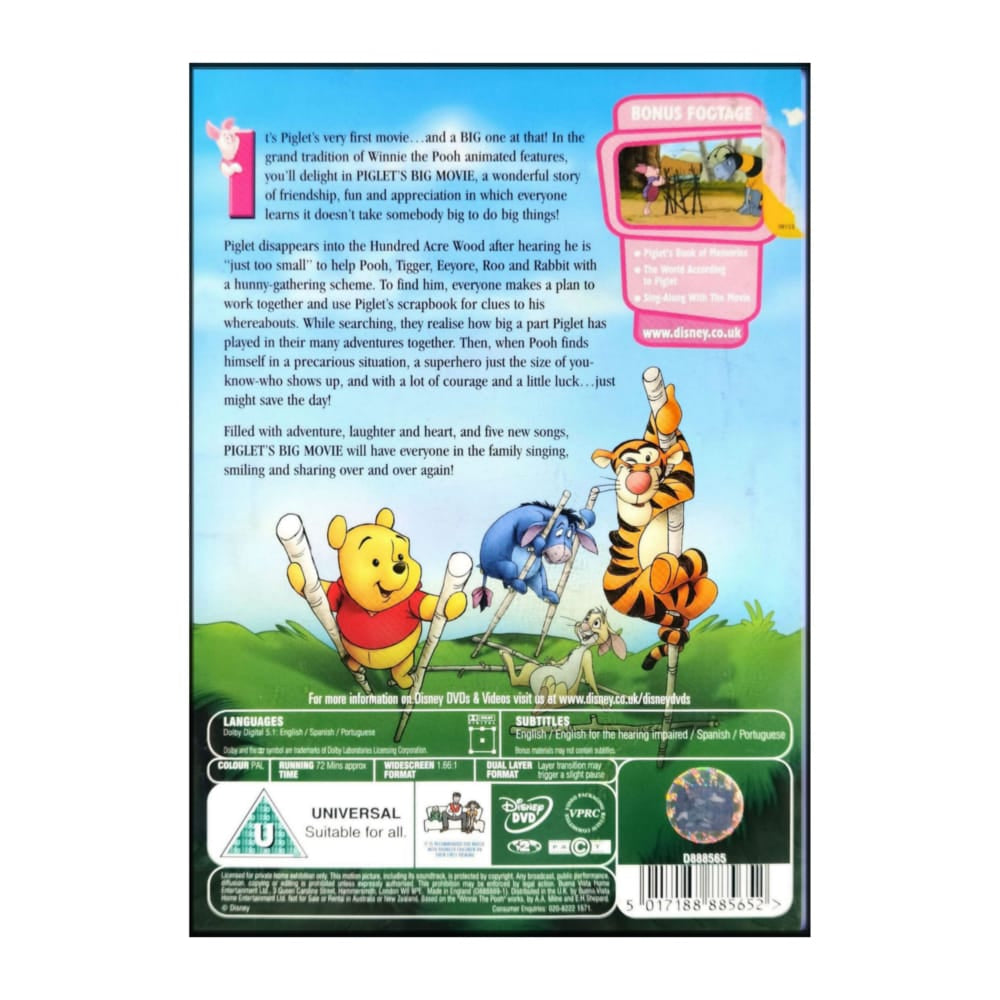 Winnie The Pooh | Piglet'S Big Movie