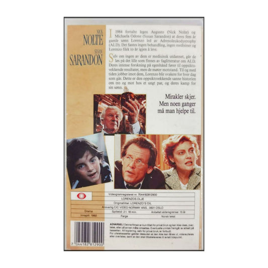 Lorenzo'S Oil | Lorenzos Olje