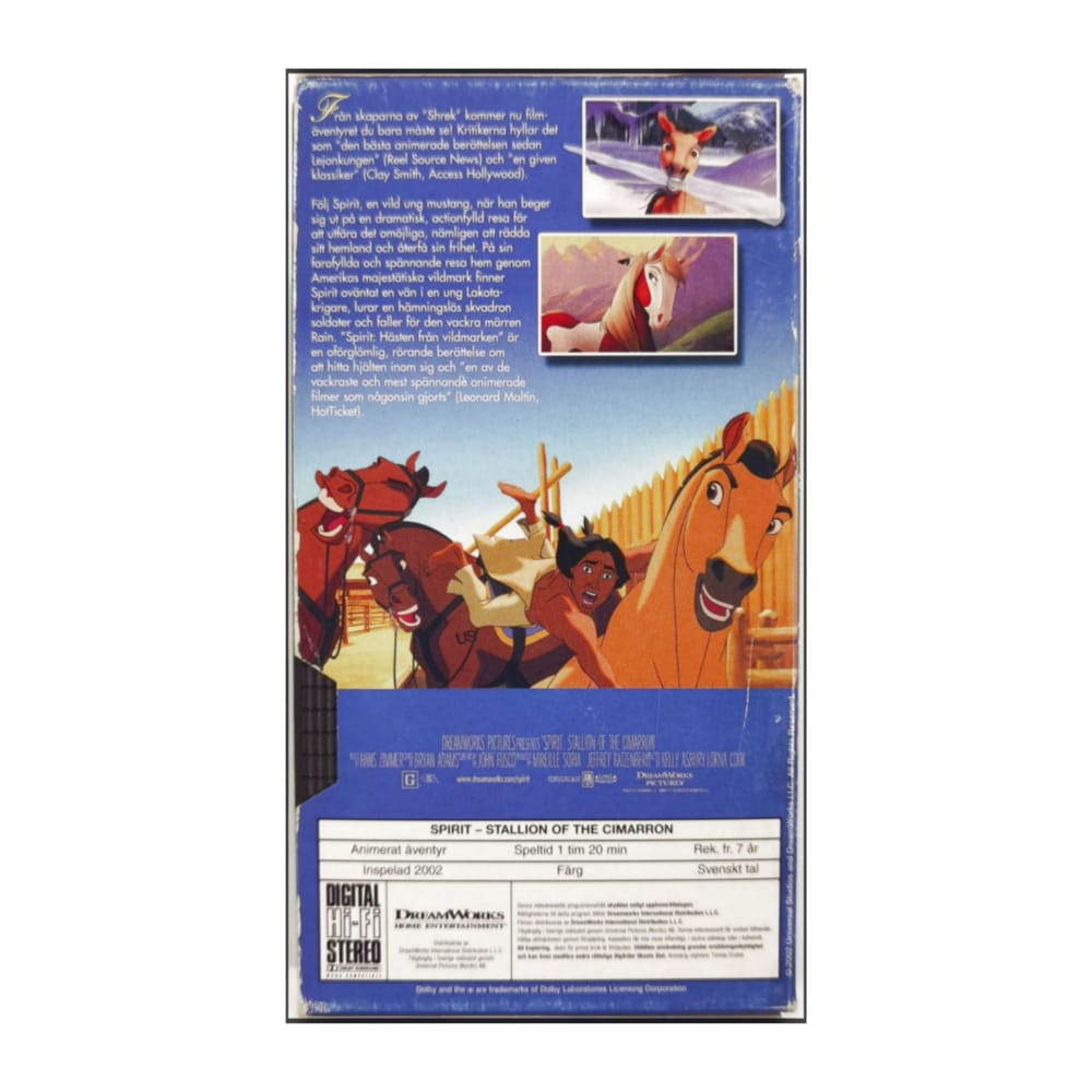 Spirit: Hästen Från Vildmarken