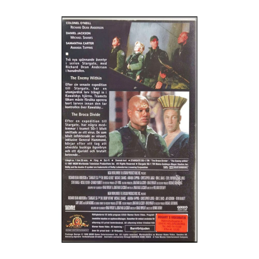 Stargate Sg-1: The Enemy Within + The Broca Divide